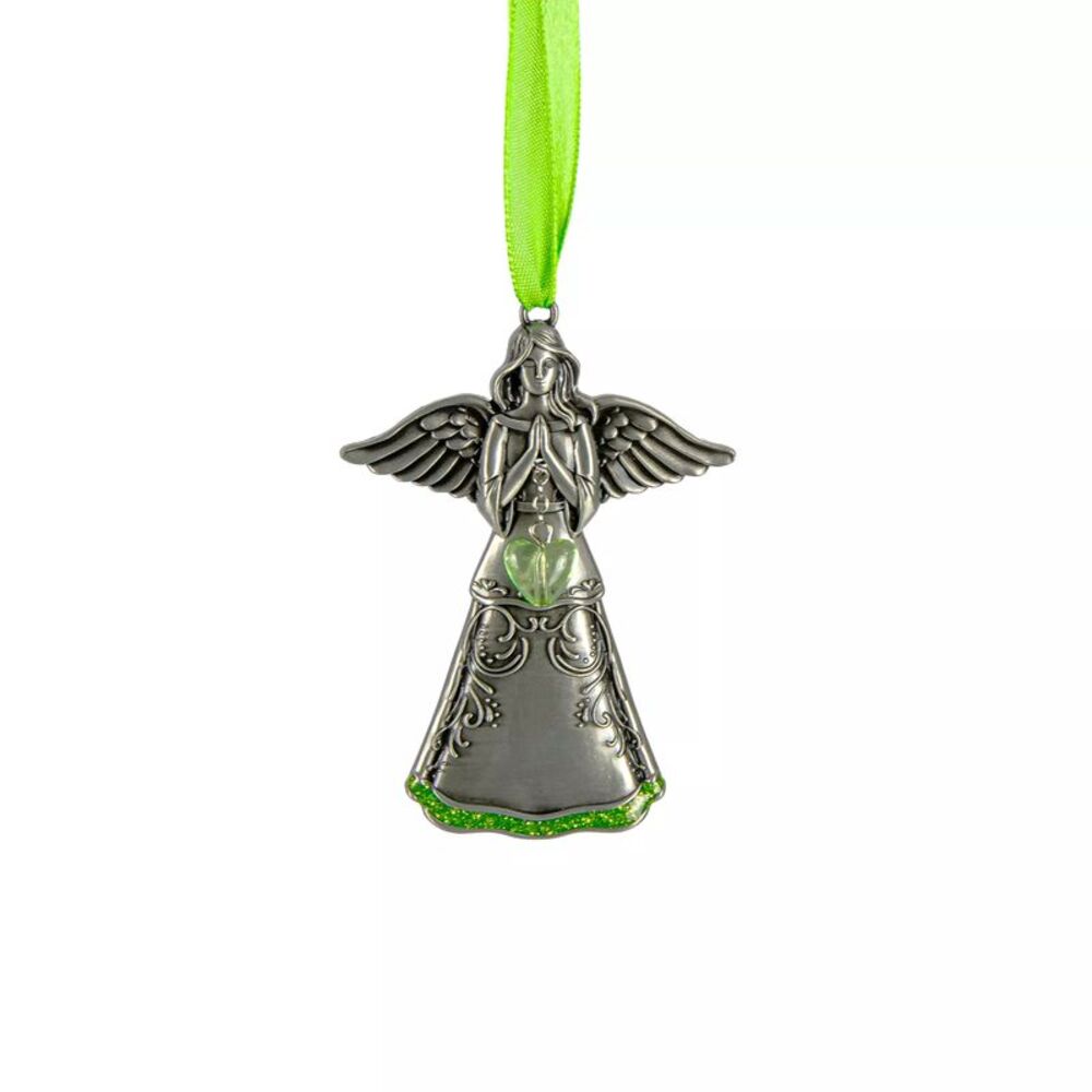 Praying Angel August Birthstone Hanging Ornament
